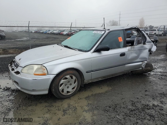 1996 Honda Civic LX "O" w/Air with VIN 1HGEJ6677TL017344, listed as a Copart auction lot 82582494 with 202,514 mi miles and Salvage Title. Bid and sale history available at carsss.com. Image 1.