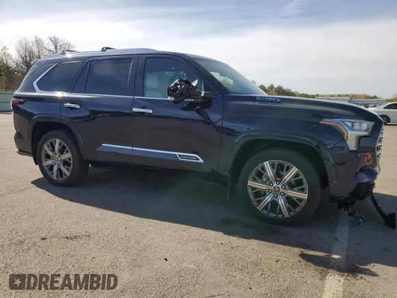 2023 Toyota Sequoia SR5 with VIN 7SVAAABA1PX005275, listed as a Copart auction lot 52698704 with 29,307 mi miles and Non Repairable. Bid and sale history available at carsss.com. Image 4.