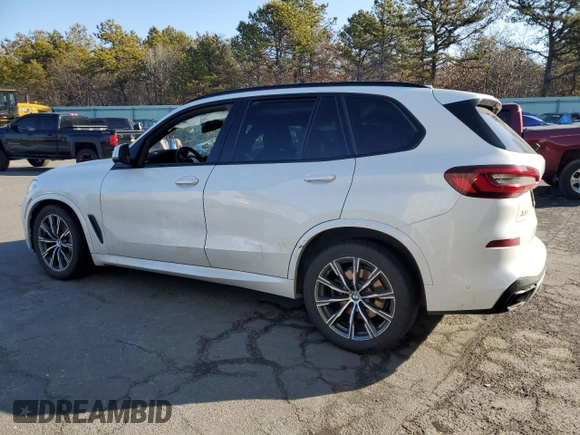 2020 BMW X5 xDrive40i with VIN 5UXCR6C00L9C91795, listed as a Copart auction lot 46489845 with Not Provided miles and Salvage Title. Bid and sale history available at carsss.com. Image 2.