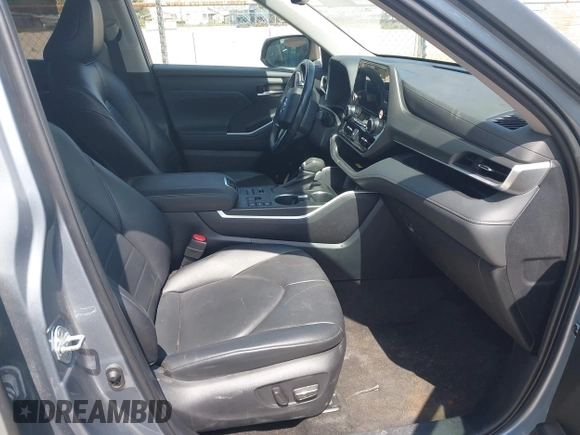 2023 Toyota Highlander L with VIN 5TDKDRBH5PS012608, listed as a IAAI auction lot 42702499 with 61,129 mi miles and . Bid and sale history available at DreamBid. Image 5.