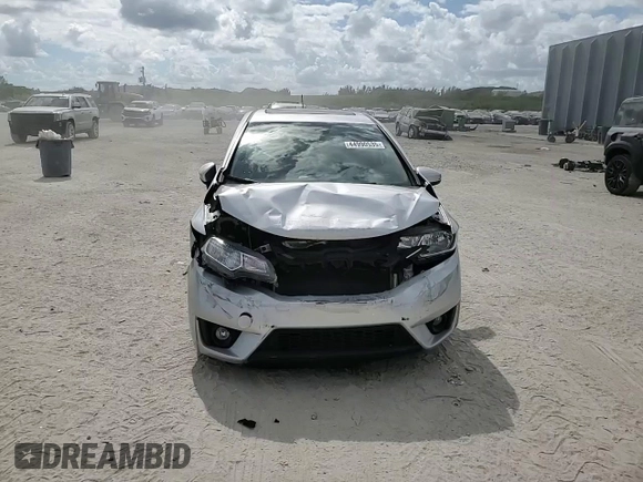 2015 Honda Fit EX-L with VIN 3HGGK5H81FM705493, listed as a Copart auction lot 44990535 with 105,121 mi miles and Salvage Title. Bid and sale history available at carsss.com. Image 12.