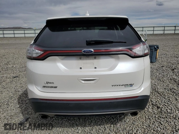 2017 Ford Edge Titanium with VIN 2FMPK4K97HBC21029, listed as a Copart auction lot 52618115 with 111,016 mi miles and Salvage Title. Bid and sale history available at carsss.com. Image 6.