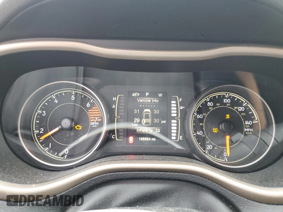 2016 Jeep Cherokee 75th Anniversary with VIN 1C4PJMCB0GW277108, listed as a Copart auction lot 48148015 with 165,954 mi miles and Salvage Title. Bid and sale history available at carsss.com. Image 9.