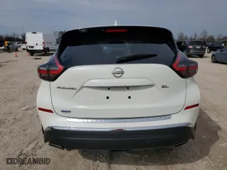 2024 Nissan Murano SL with VIN 5N1AZ2CJXRC108272, listed as a Copart auction lot 47279045 with 13,876 mi miles and Salvage Title. Bid and sale history available at carsss.com. Image 6.