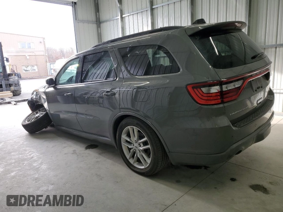 2023 Dodge Durango GT Plus с VIN 1C4RDHDG9PC616564, выставлен на аукционе Copart как лот 44012755 с пробегом 49 976 миль миль и Списание • Salvage title. История ставок и продаж доступна на DreamBid. Изображение 2.