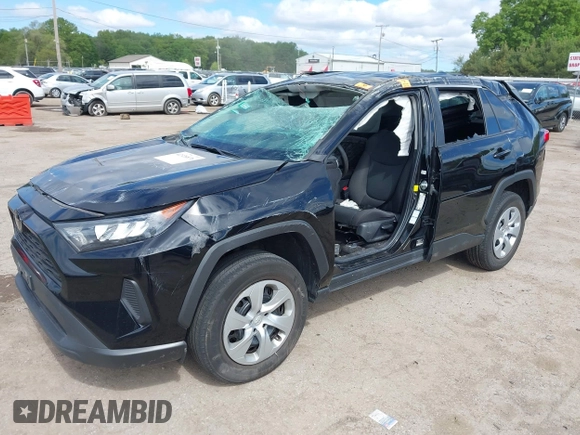 2021 Toyota RAV4 LE with VIN 2T3F1RFV9MC254808, listed as a IAAI auction lot 42326876 with 71,560 mi miles and . Bid and sale history available at DreamBid. Image 6.