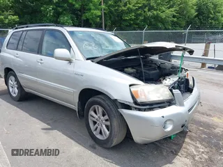 2007 Toyota Highlander w/3rd Row with VIN JTEDW21A370020364, listed as a IAAI auction lot 42448389 with 320,122 mi miles and . Bid and sale history available at DreamBid. Image 1.