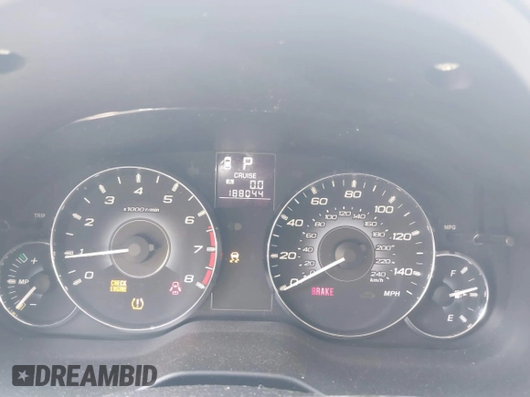 2010 Subaru Outback Premium All-Weather Anniversary with VIN 4S4BRBCC5A3313508, listed as a IAAI auction lot 42456117 with 188,044 mi miles and . Bid and sale history available at DreamBid. Image 7.