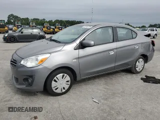 2017 Mitsubishi Mirage ES z VIN ML32F3FJ5HHF09531, wystawiony jako Copart lot #58148725 z przebiegiem 71 594 mil mil oraz Szkoda całkowita • Salvage title. Historia ofert i sprzedaży dostępna na DreamBid. Obrazek 1.
