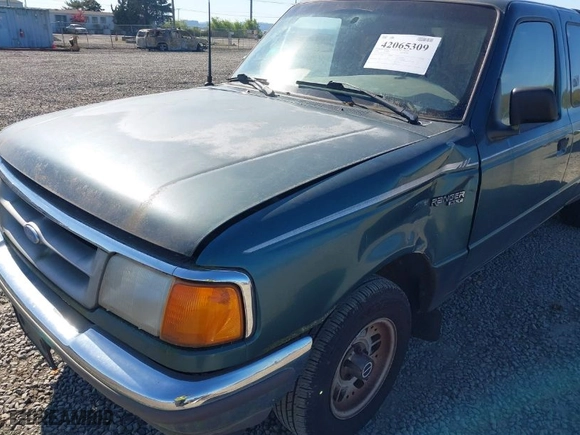 1996 Ford Ranger XL with VIN 1FTCR14A3TPA58983, listed as a IAAI auction lot 42065309 with 120,481 mi miles. Bid and sale history available at carsss.com. Image 6.
