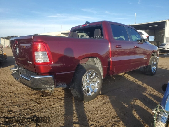 2022 Ram 1500 Big Horn with VIN 1C6RRFFG4NN412279, listed as a Copart auction lot 86359364 with 15,539 mi miles and Salvage Title. Bid and sale history available at carsss.com. Image 3.
