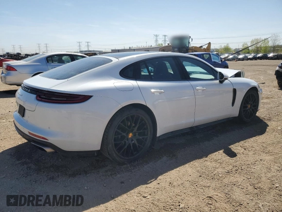 2018 Porsche Panamera с VIN WP0AA2A73JL105480, выставлен на аукционе Copart как лот 55964625 с пробегом 28 269 миль миль и Списание • Salvage title. История ставок и продаж доступна на DreamBid. Изображение 3.