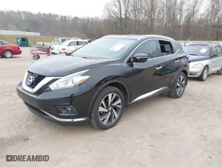 2015 Nissan Murano SV with VIN 5N1AZ2MH7FN281307, listed as a IAAI auction lot 41783282 with 212,111 mi miles. Bid and sale history available at carsss.com. Image 2.