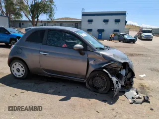 2013 FIAT 500 Pop with VIN 3C3CFFAR8DT539037, listed as a Copart auction lot 59787675 with 108,375 mi miles and Salvage title. Bid and sale history available at DreamBid. Image 13.