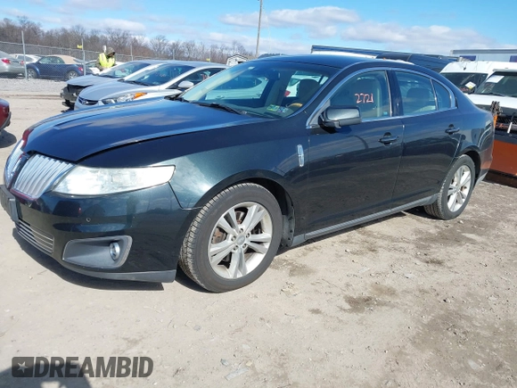 2010 Lincoln MKS with VIN 1LNHL9ER9AG604947, listed as a IAAI auction lot 41552721 with 143,130 mi miles. Bid and sale history available at carsss.com. Image 2.