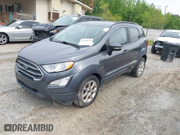 2020 Ford EcoSport SE with VIN MAJ3S2GE8LC337853, listed as a IAAI auction lot 42126070 with Not Provided miles. Bid and sale history available at carsss.com. Image 2.