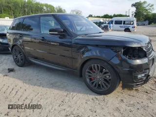 2017 Land Rover Range Rover Sport with VIN SALWR2FE0HA134956, listed as a Copart auction lot 52694145 with 156,221 mi miles and Salvage Title. Bid and sale history available at DreamBid. Image 4.