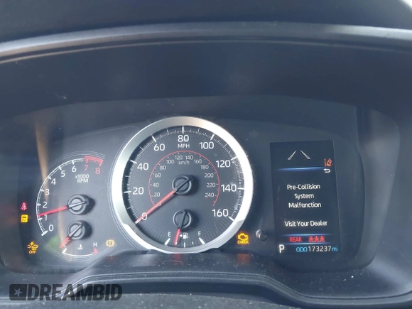 2020 Toyota Corolla SE with VIN 5YFS4RCE4LP007021, listed as a IAAI auction lot 41924714 with 173,237 mi miles and . Bid and sale history available at DreamBid. Image 7.