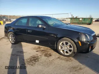 2007 Cadillac CTS with VIN 1G6DP577070186861, listed as a Copart auction lot 41457195 with 148,125 mi miles and Salvage Title. Bid and sale history available at carsss.com. Image 4.