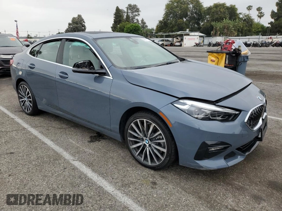 2021 BMW 2 Series 228i xDrive with VIN WBA73AK07M7G54080, listed as a Copart auction lot 56671153 with 16,552 mi miles. Bid and sale history available at carsss.com. Image 4.