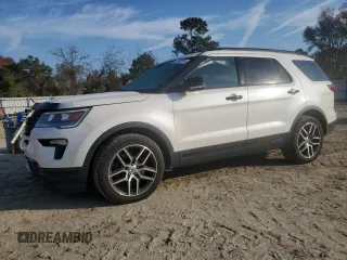 2018 Ford Explorer Sport с VIN 1FM5K8GT2JGA24836, выставлен на аукционе Copart как лот 81308714 с пробегом 141 483 миль миль и Списание • Salvage title. История ставок и продаж доступна на DreamBid. Изображение 1.