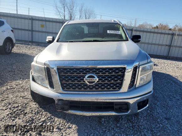 2017 Nissan Titan S with VIN 1N6AA1EJXHN522106, listed as a Copart auction lot 83558864 with 160,029 mi miles and Salvage Title. Bid and sale history available at carsss.com. Image 5.