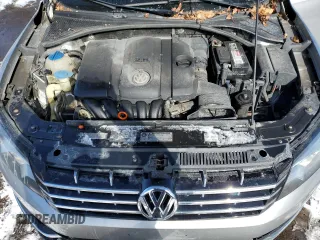 2012 Volkswagen Passat SEL with VIN 1VWCP7A36CC097828, listed as a Copart auction lot 46071215 with 156,525 mi miles and Salvage Title. Bid and sale history available at carsss.com. Image 11.