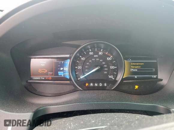 2017 Ford Explorer XLT with VIN 1FM5K7D86HGA69038, listed as a Copart auction lot 60349135 with 139,562 mi miles and Salvage title. Bid and sale history available at DreamBid. Image 9.