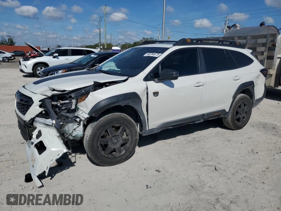 2023 Subaru Outback Wilderness с VIN 4S4BTGUD5P3206537, выставлен на аукционе Copart как лот 43284675 с пробегом 31 804 миль миль и Списание • Salvage title. История ставок и продаж доступна на DreamBid. Изображение 1.