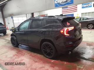 2023 GMC Terrain SLE with VIN 3GKALTEG3PL212444, listed as a Copart auction lot 46605695 with 24,413 mi miles and Salvage Title. Bid and sale history available at carsss.com. Image 2.