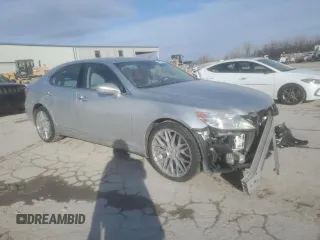 2012 Lexus LS 460 with VIN JTHCL5EF1C5014719, listed as a Copart auction lot 41970505 with Not provided miles and Salvage title. Bid and sale history available at DreamBid. Image 4.