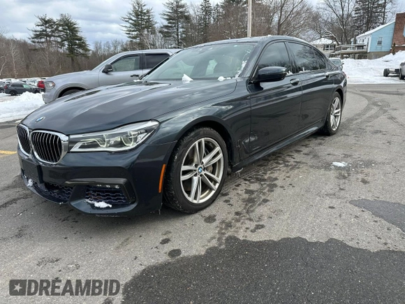 2017 BMW 7 Series with VIN WBA7F2C38HG422936, listed as a Copart auction lot 44996865 with 84,597 mi miles and Clean Title. Bid and sale history available at DreamBid. Image 1.