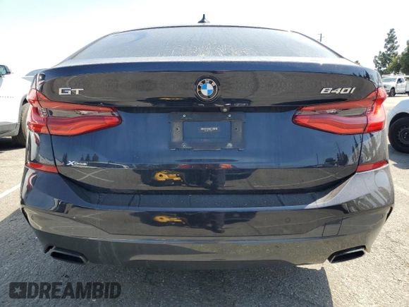 2018 BMW 6 Series 640i xDrive with VIN WBAJV6C53JBK06772, listed as a Copart auction lot 54380955 with Not Provided miles and Salvage Title. Bid and sale history available at carsss.com. Image 6.