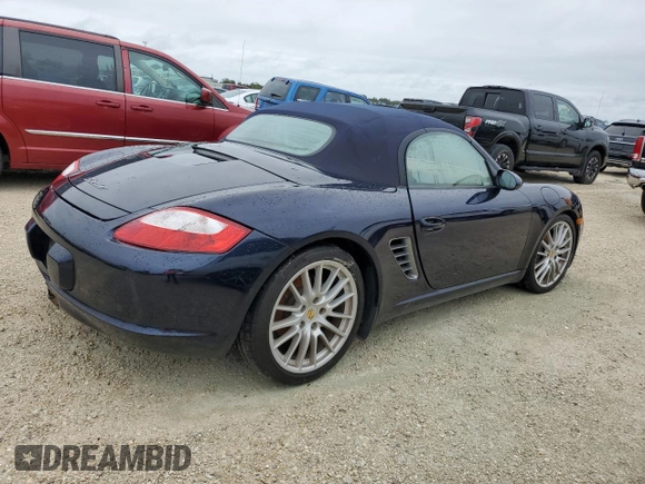 2005 Porsche Boxster с VIN WP0CA29875U713041, выставлен на аукционе Copart как лот 74948004 с пробегом Не указан миль и Списание • Salvage title. История ставок и продаж доступна на DreamBid. Изображение 3.