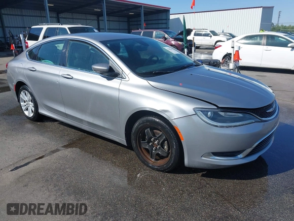 2015 Chrysler 200 Limited with VIN 1C3CCCAB2FN666556, listed as a IAAI auction lot 42056655 with 144,305 mi miles and . Bid and sale history available at DreamBid. Image 1.