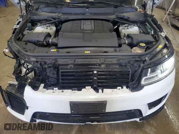 2018 Land Rover Range Rover Sport HSE with VIN SALWR2RV4JA192201, listed as a Copart auction lot 48343185 with 87,988 mi miles and Salvage Title. Bid and sale history available at carsss.com. Image 11.