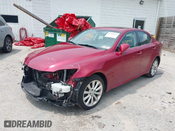 2009 Lexus IS 250 with VIN JTHCK262395034380, listed as a IAAI auction lot 41309773 with 155,778 mi miles and . Bid and sale history available at DreamBid. Image 2.