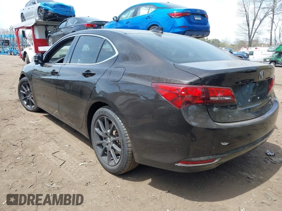 2015 Acura TLX V6 Tech with VIN 19UUB3F55FA010575, listed as a IAAI auction lot 42117562 with 108,564 mi miles. Bid and sale history available at carsss.com. Image 3.