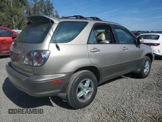 2001 Lexus RX 300 with VIN JTJHF10U610179105, listed as a Copart auction lot 83730454 with 70,866 mi miles and Salvage Title. Bid and sale history available at carsss.com. Image 3.