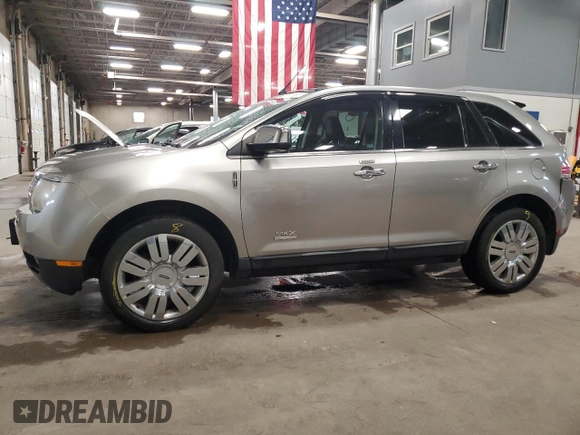 2008 Lincoln MKX with VIN 2LMDU88C48BJ34944, listed as a Copart auction lot 57817805 with 187,376 mi miles and Salvage title. Bid and sale history available at DreamBid. Image 1.