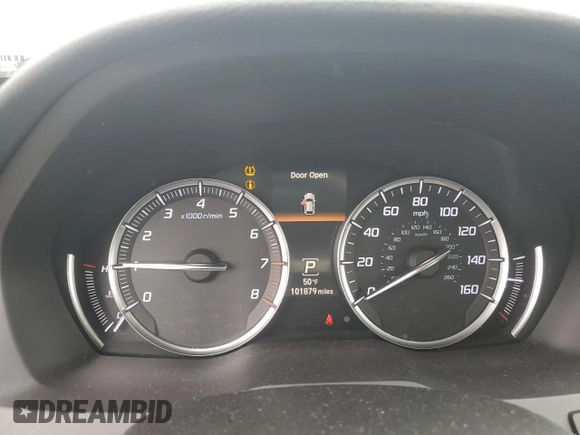 2019 Acura MDX with VIN 5J8YD3H37KL003858, listed as a Copart auction lot 88887355 with 101,879 mi miles and Salvage Title. Bid and sale history available at carsss.com. Image 9.