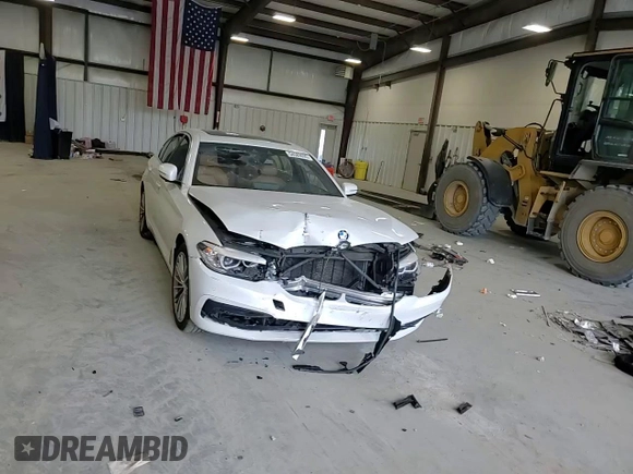 2020 BMW 5 Series 530i with VIN WBAJR3C05LWW69628, listed as a Copart auction lot 54589695 with Not provided miles and Salvage title. Bid and sale history available at DreamBid. Image 14.
