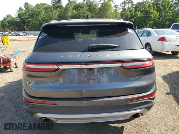 2022 Lincoln Corsair Standard with VIN 5LMCJ1C97NUL03862, listed as a Copart auction lot 56673155 with 36,595 mi miles and Salvage title. Bid and sale history available at DreamBid. Image 6.