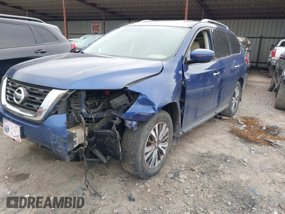 2017 Nissan Pathfinder S with VIN 5N1DR2MN2HC601120, listed as a IAAI auction lot 41916133 with 99,995 mi miles and . Bid and sale history available at DreamBid. Image 21.