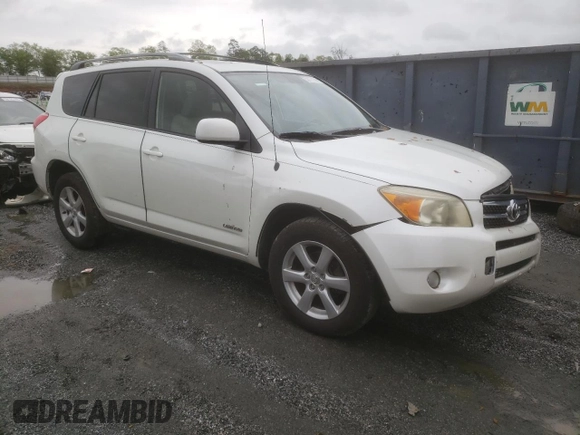 2007 Toyota RAV4 Limited with VIN JTMBK31VX75017108, listed as a Copart auction lot 52177145 with 202,607 mi miles and Salvage Title. Bid and sale history available at carsss.com. Image 4.