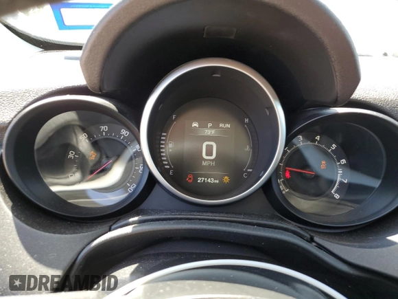 2017 FIAT 500X Urbana Edition with VIN ZFBCFXCB4HP632166, listed as a Copart auction lot 51185435 with 27,143 mi miles and Clean title. Bid and sale history available at DreamBid. Image 9.