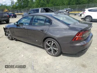 2024 Volvo S60 Ultimate Dark Theme with VIN 7JRL12TM4RG313644, listed as a Copart auction lot 55887415 with 10,606 mi miles and Salvage title. Bid and sale history available at DreamBid. Image 2.