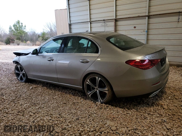 2023 Mercedes-Benz C 300 with VIN W1KAF4GB6PR094334, listed as a Copart auction lot 47819095 with Not Provided miles and Salvage Title. Bid and sale history available at carsss.com. Image 2.