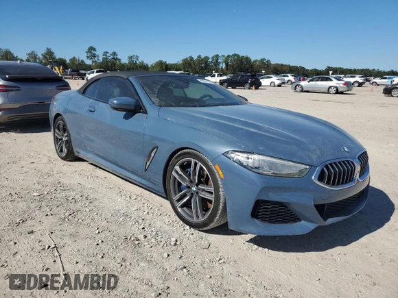 2021 BMW 8 Series 840i with VIN WBADZ2C00MCG13061, listed as a Copart auction lot 80051524 with 0 mi miles and Non Repairable. Bid and sale history available at carsss.com. Image 4.