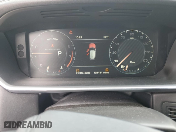 2014 Land Rover Range Rover Supercharged with VIN SALGS3TF0EA165129, listed as a Copart auction lot 50652275 with 121,131 mi miles and Salvage title. Bid and sale history available at DreamBid. Image 9.